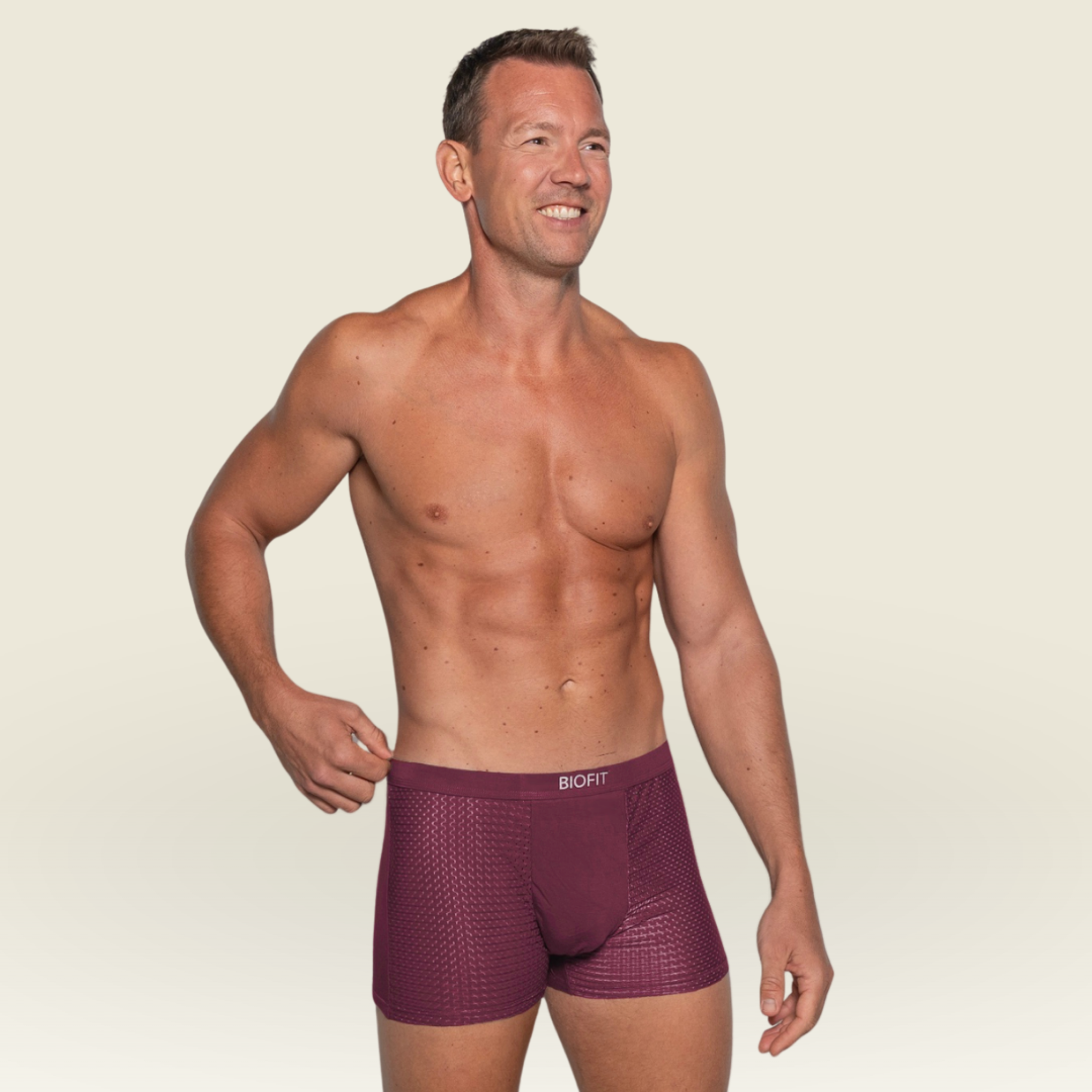 BIOFIT® Essentials Boxer Trunks Red