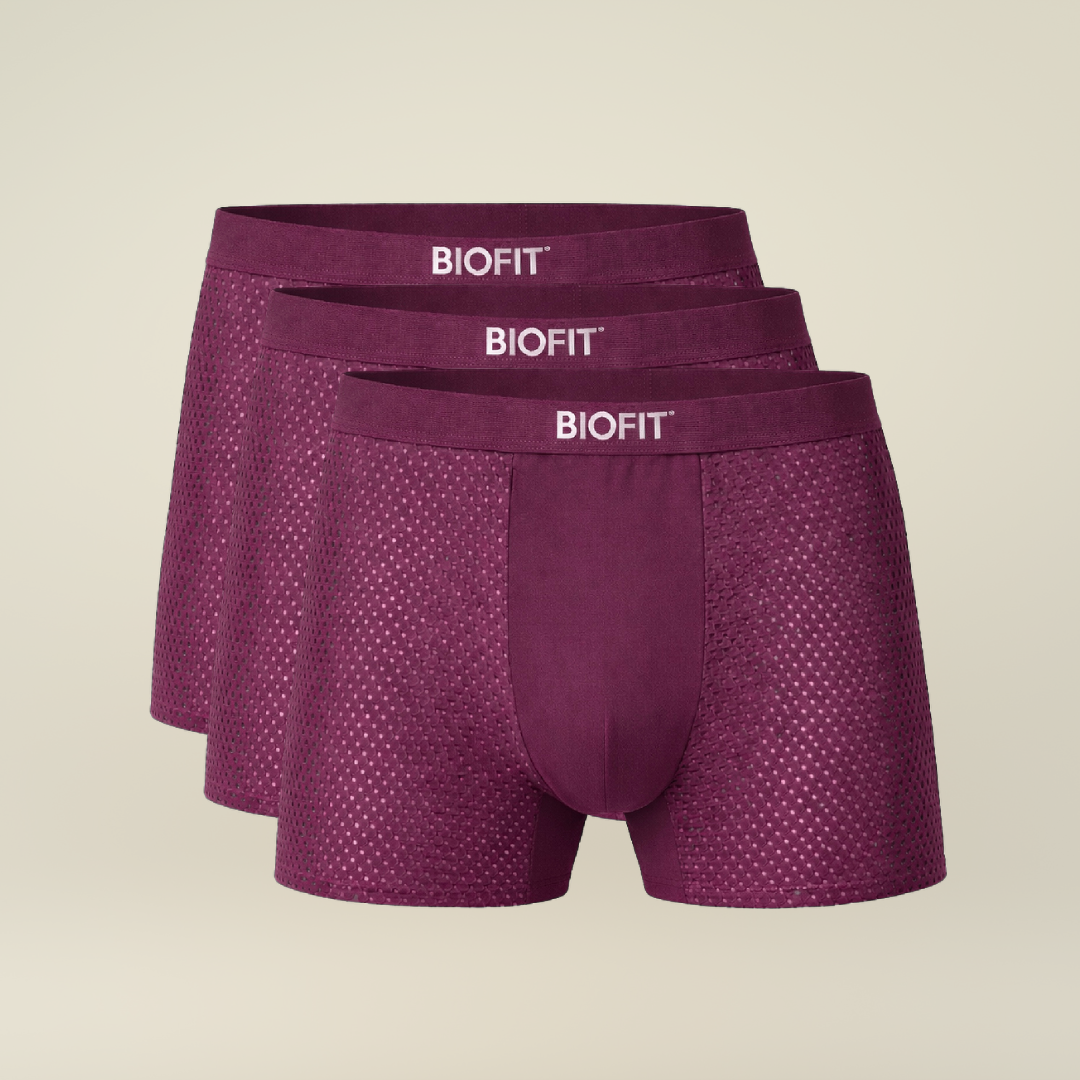 BIOFIT® Essentials Boxer Trunks Red
