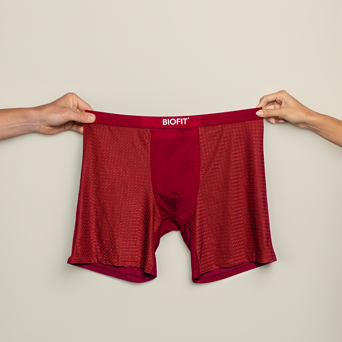 BIOFIT® Essentials Boxer Trunks Red