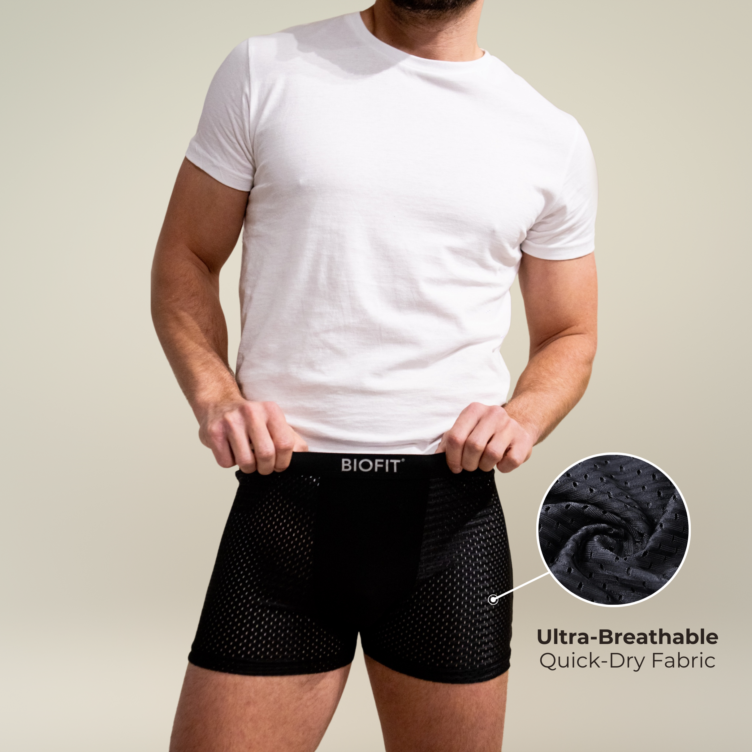 Pack de 5 bóxers de bambú BIOFIT® multicolor | + 5 GRATIS