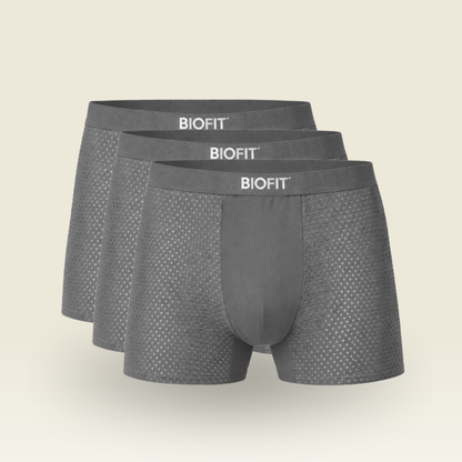BIOFIT Essentials Boxer Trunks 3-Pack Grey