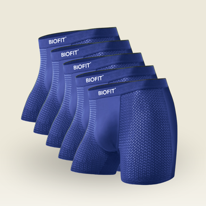 BIOFIT Essentials Boxer Briefs Blue | 5 Pack + 5 FREE