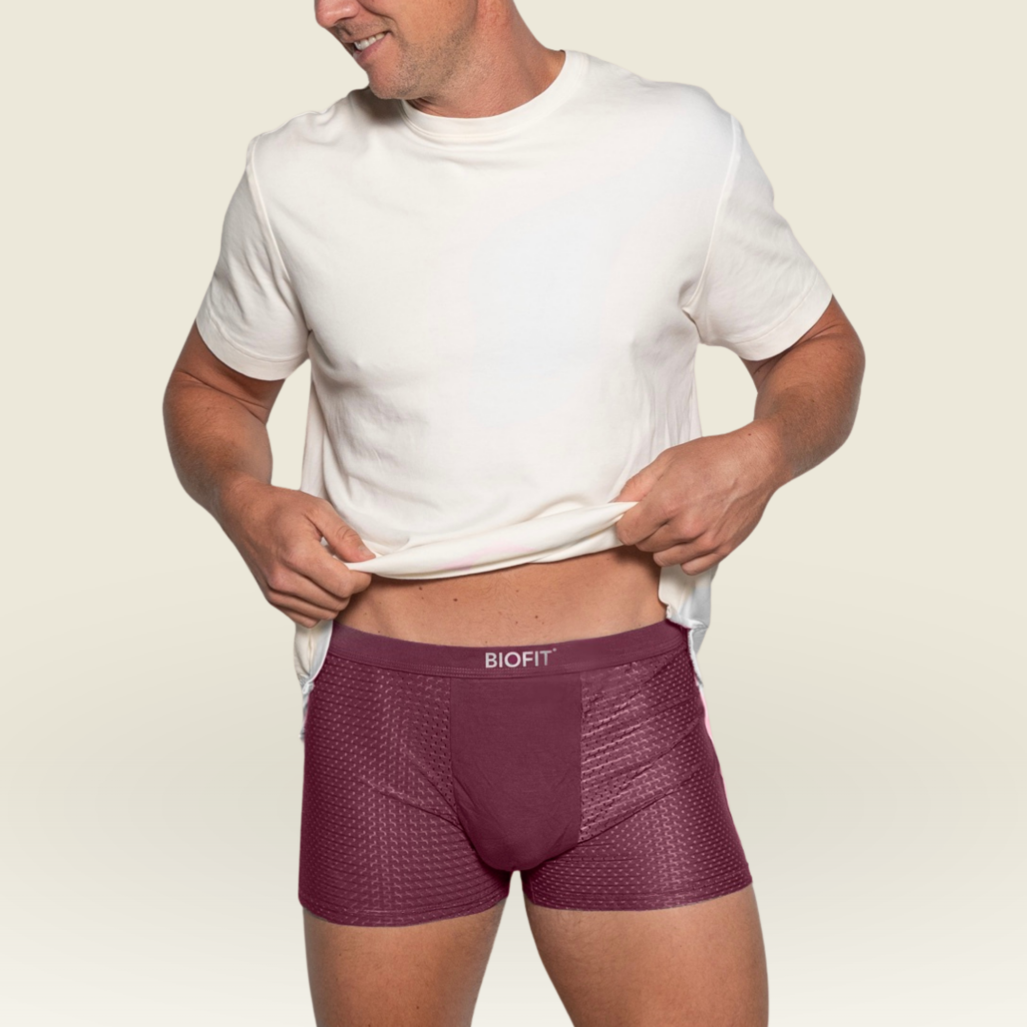 BIOFIT® Essentials Boxer Trunks Red