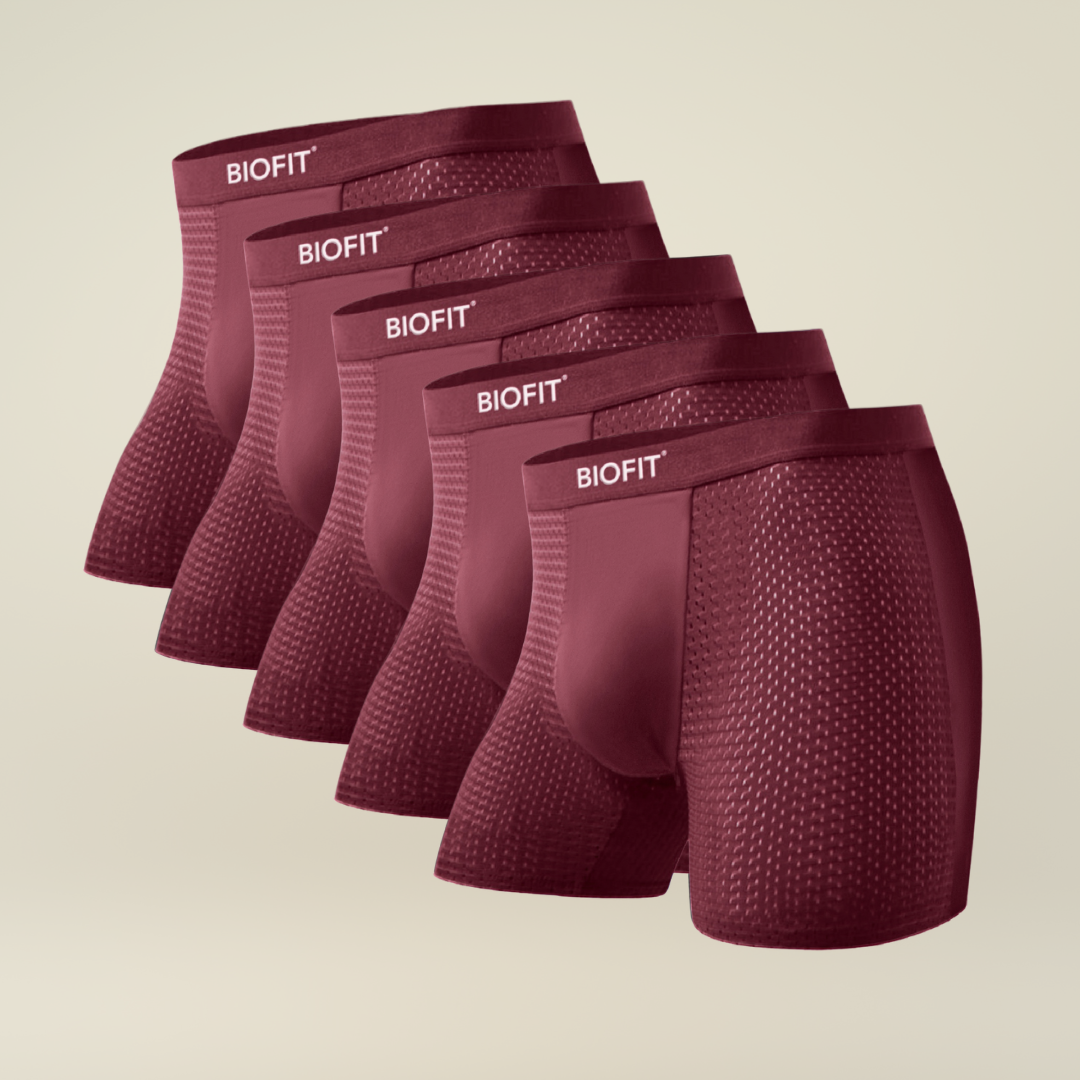 BIOFIT® Essentials Boxer Trunks Red